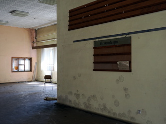 Mitteilungsbrett in der Kantine