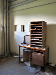 Filmvorführraum neben dem Hörsaal